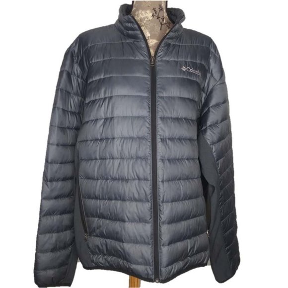Columbia Sz XL Elm Ridge Hybrid Puffer Jacket Grey - Picture 2 of 7